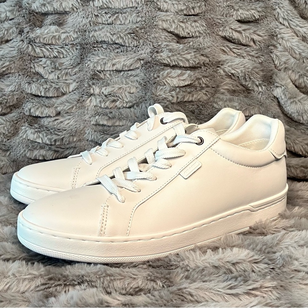 NWT - Coach White Leather Men & Women’s Sneakers